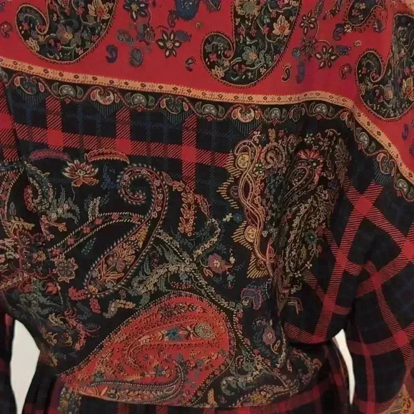 Vintage silk Neiman Marcus midi dress - Picture 10 of 12